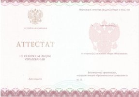 Аттестат за 9 класс 2013-2019 в Щёлково